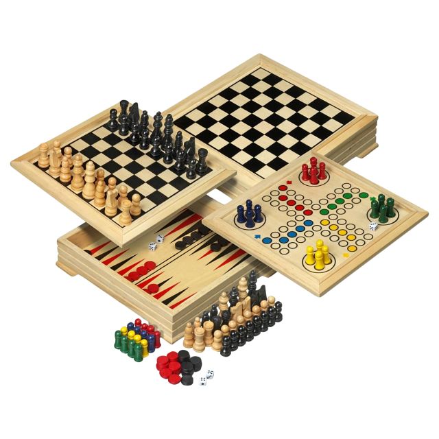 Wooden Travel Game Compendium