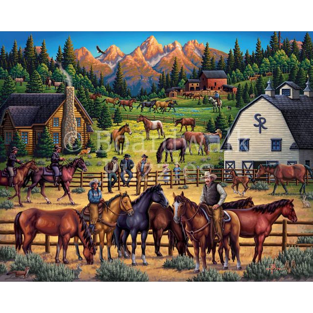 Personal Puzzle: Sunrise Ranch - 210 Pieces