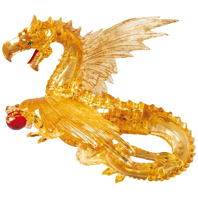 3D Crystal Puzzle Deluxe - Golden Dragon