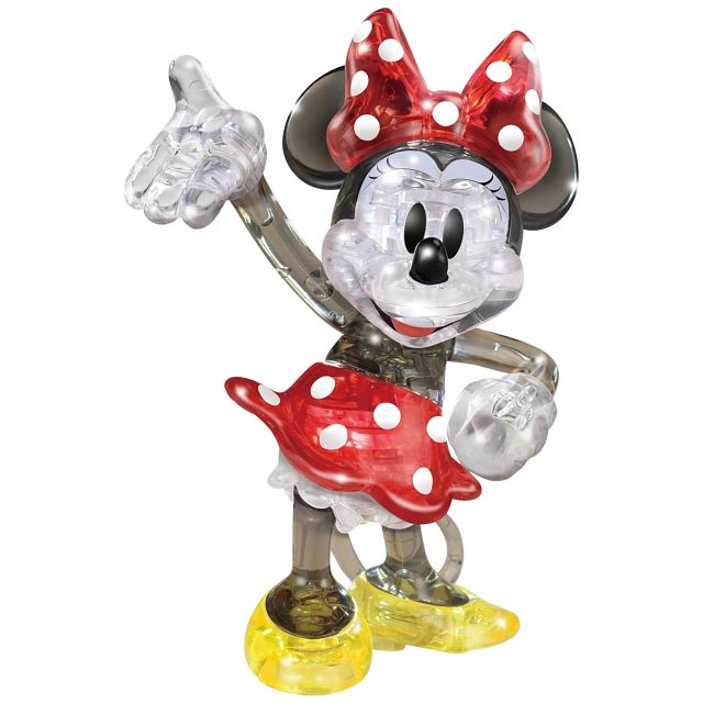 3D Crystal Puzzle - Minnie Mouse (Multi-Color) | 3D Crystal