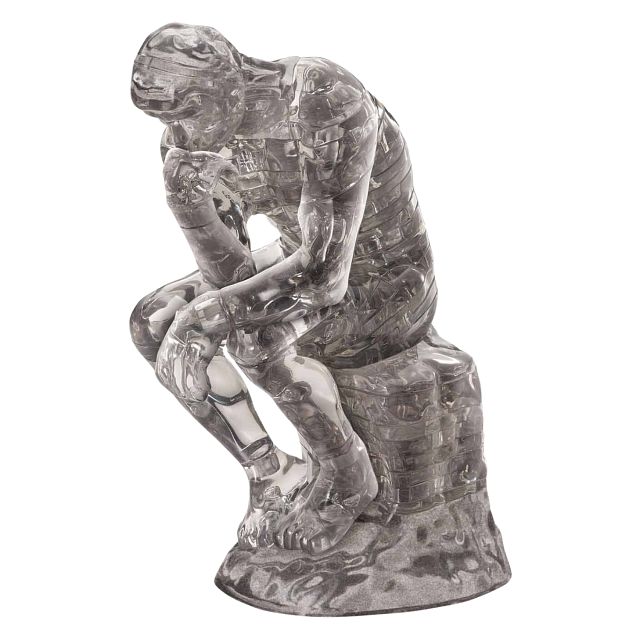 3D Crystal Puzzle - Thinker