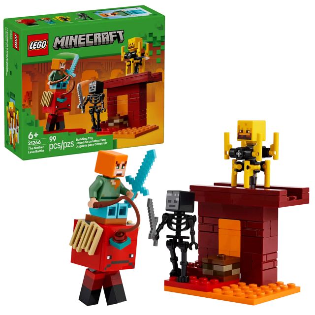 Lego Minecraft: The Nether Lava Battle