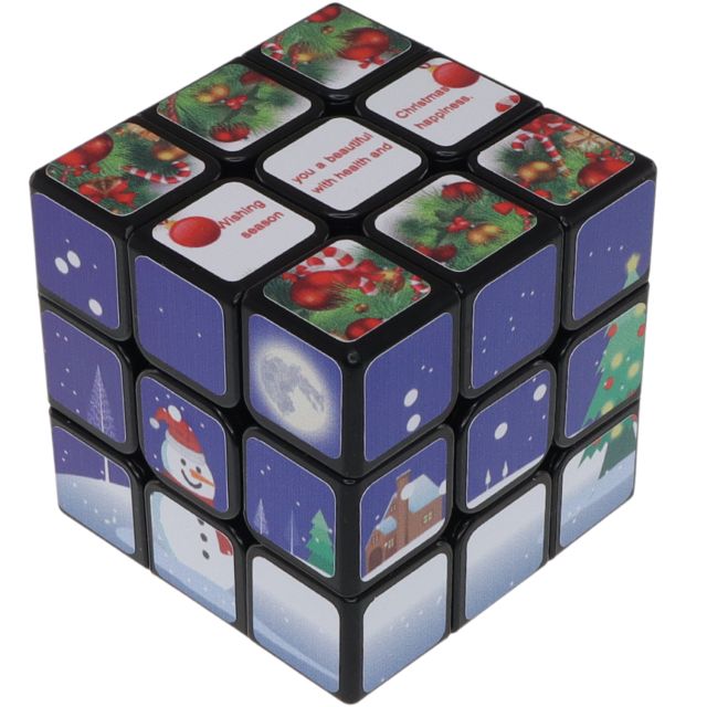 3x3x3 Christmas Cube - Black Body