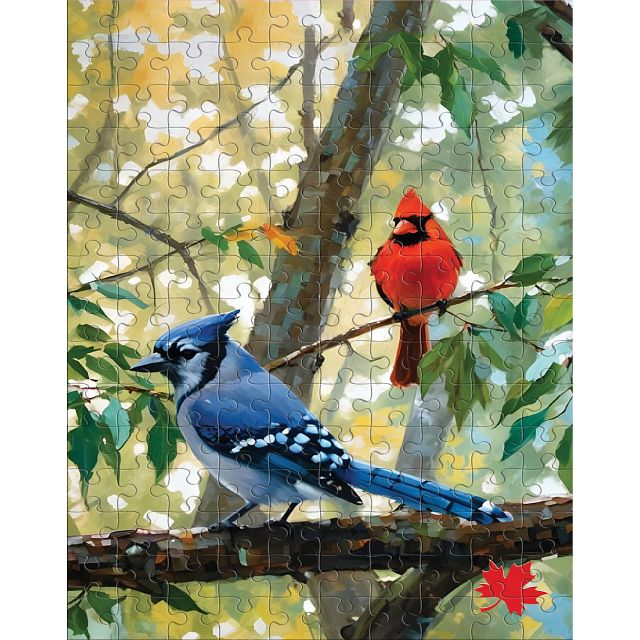 Mini Travel Puzzle - Forest Birds