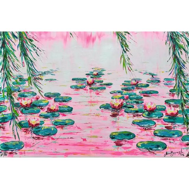 Pink Water Lilies
