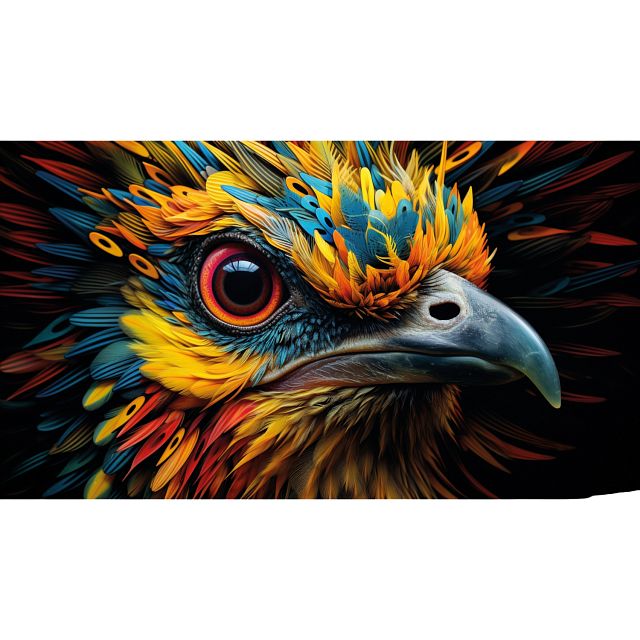 Rainbow Wooden Puzzle - Bird