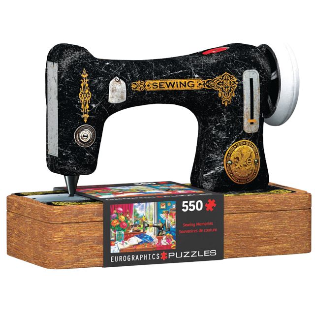 Sewing Memories - 550 Piece Jigsaw Puzzle in Collectible Tin