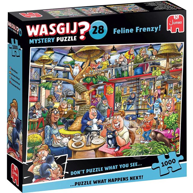 Wasgij Mystery #28: Feline Frenzy!