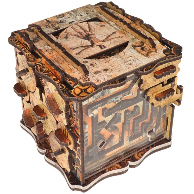 iQube - Light | Wooden Puzzle Boxes | Puzzle Master Inc