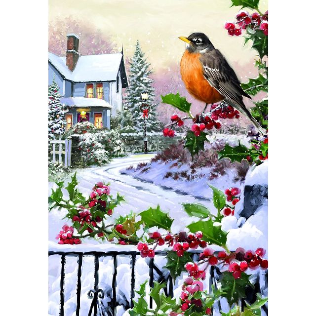 Robin and Holly Bushes