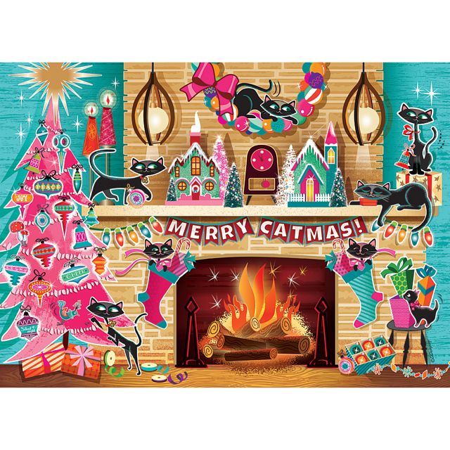 Merry Catmas - Large Piece