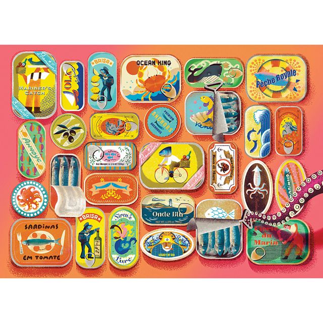 Sardines and Friends - Large Piece