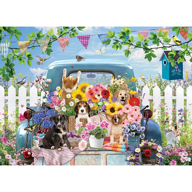 Country Truck in Summer - Large Piece