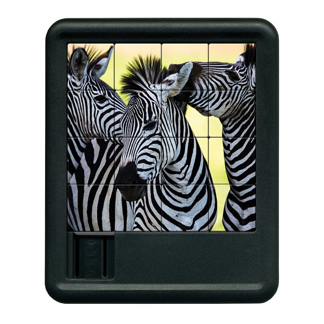 Animal Kingdom Sliding Piece Puzzle - Zebras