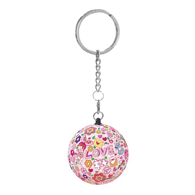 Puzzle Sphere Keychain - LOVE