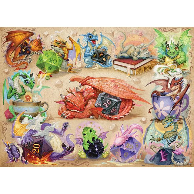 D20 Dragons - Large Piece
