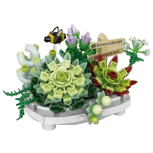 Loz Blocks Mini: Eternal Flowers - Potted Succulent Plants