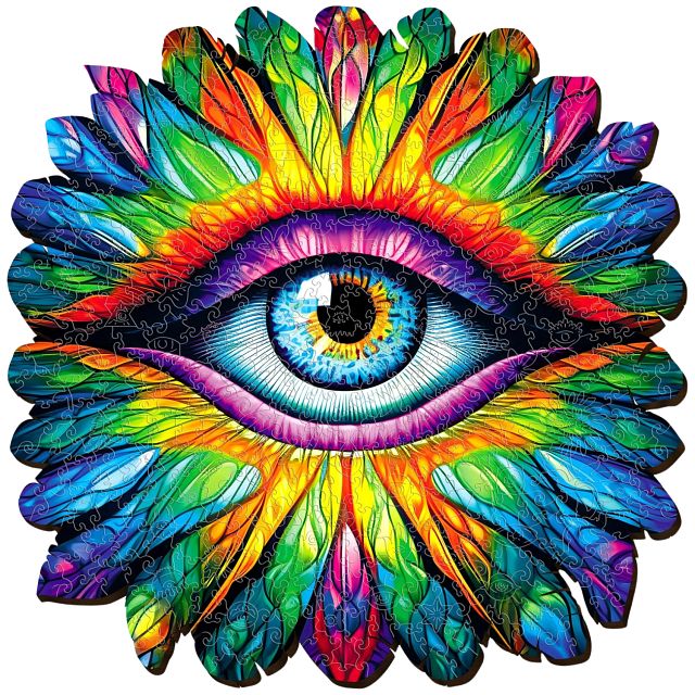 Eye - 200 Piece Shaped Wooden Jigsaw Puzzle