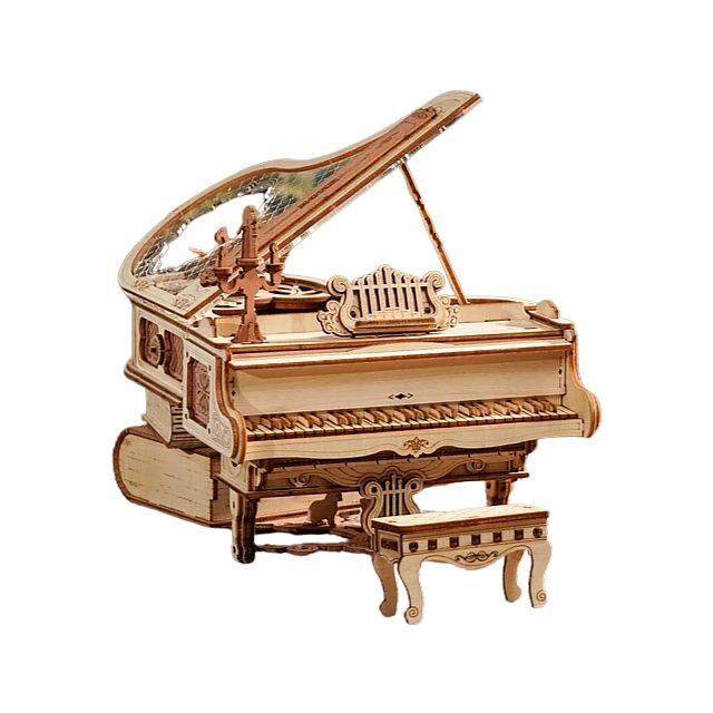 ROKR DIY Wooden Mechanical Music Box - Magic Piano