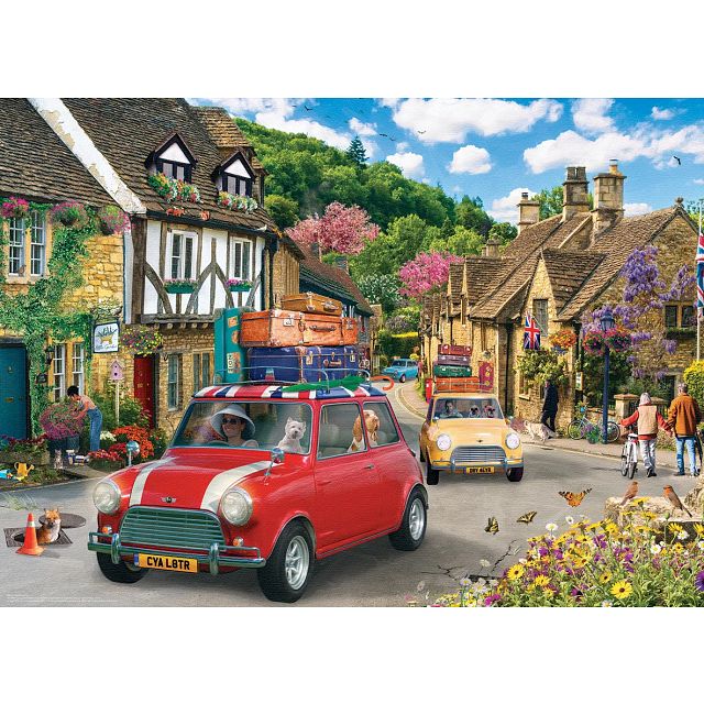 Traveling Mini Cooper