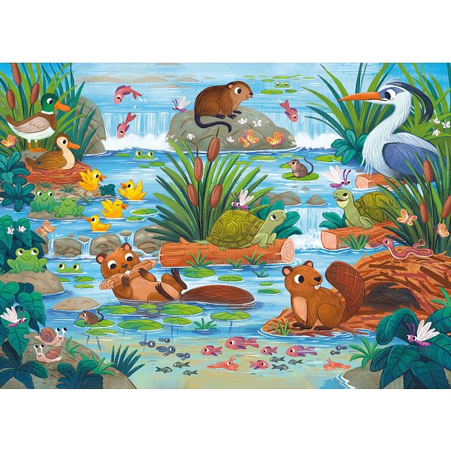 Pond Scene - Tray Puzzle