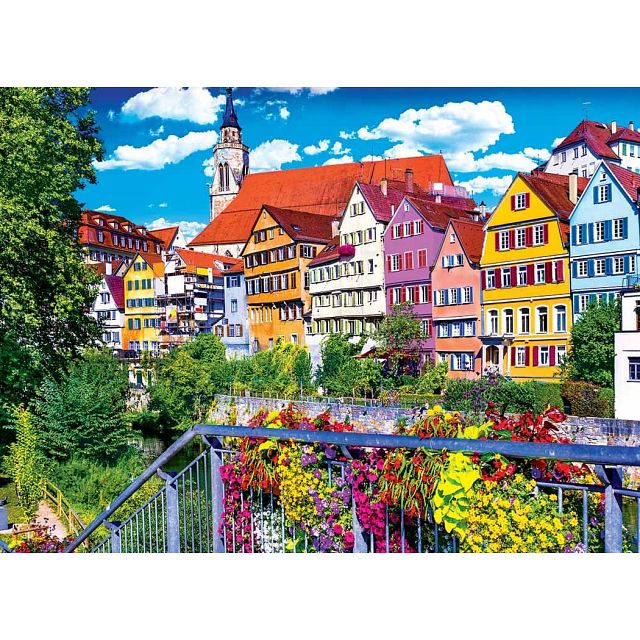 Floral Colorful Town, Tubingen, Germany - Kodak Premium Puzzles