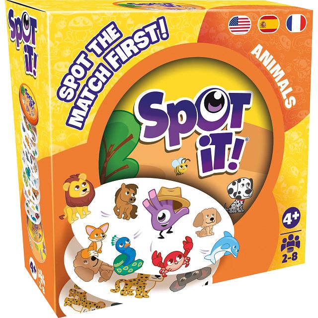 Spot It! Animals - Square Eco Box