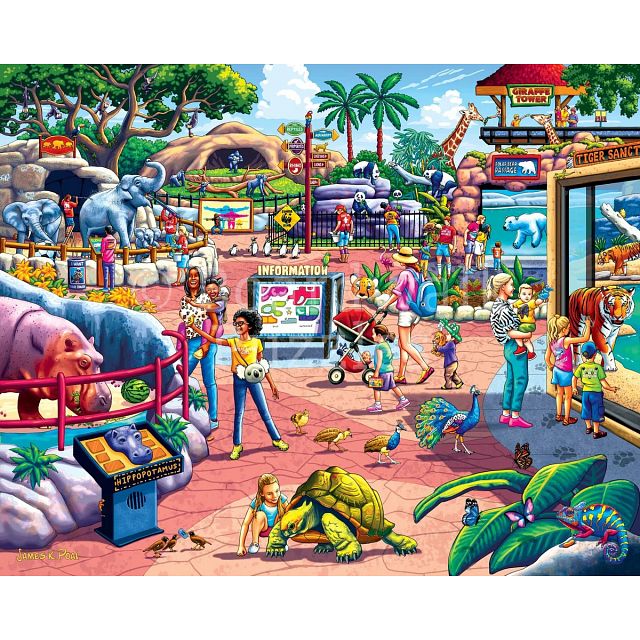 Personal Puzzle: The Zoo - 210 Pieces