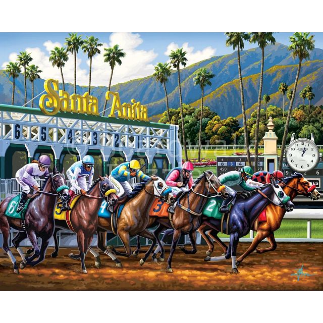 Personal Puzzle: Horse Race - 210 Pieces