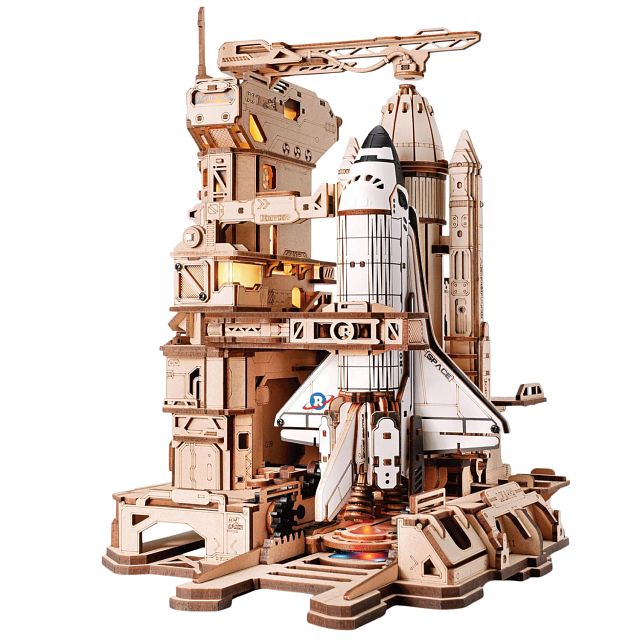 ROKR DIY Wooden Mechanical Model - Space Shuttle
