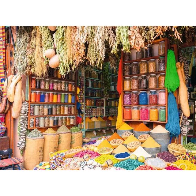 Colorful Markets: Colorful Spices and Herbs, Morocco