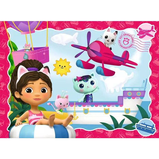 Gabby's Dollhouse: Cat Adventures - 100 XXL Pieces
