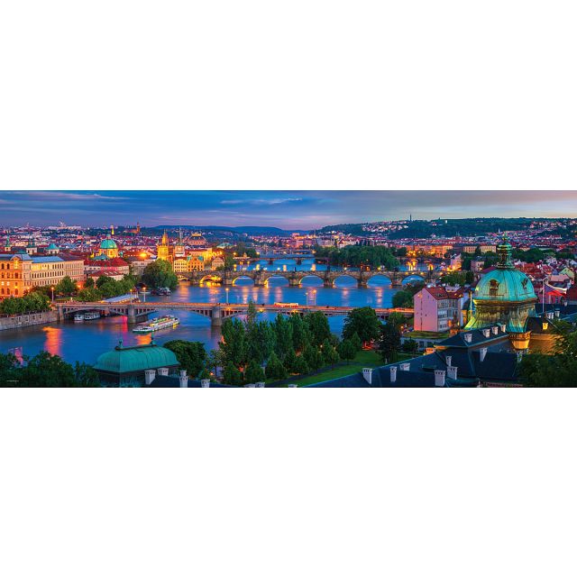 Prague, Czech Repulic - Panoramic Jigsaw Puzzle