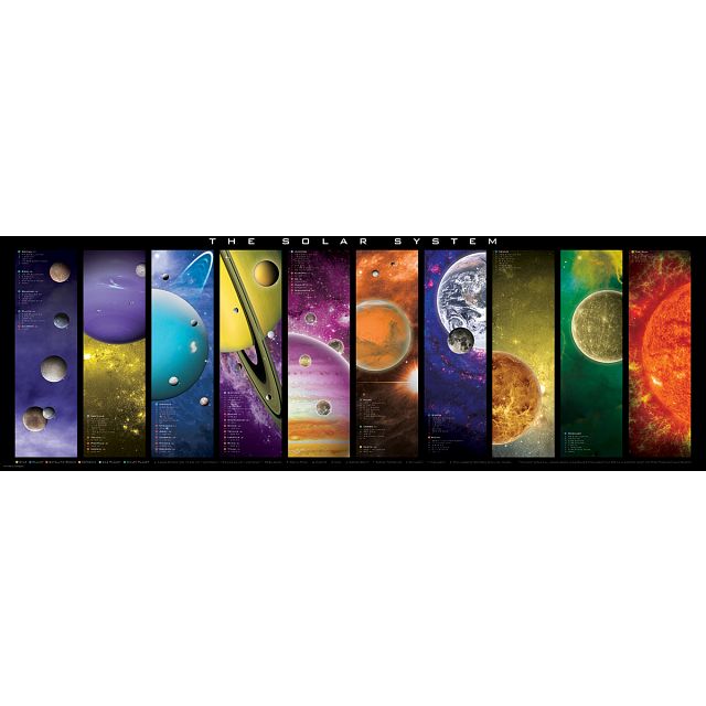 The Solar System - Panoramic Jigsaw Puzzle