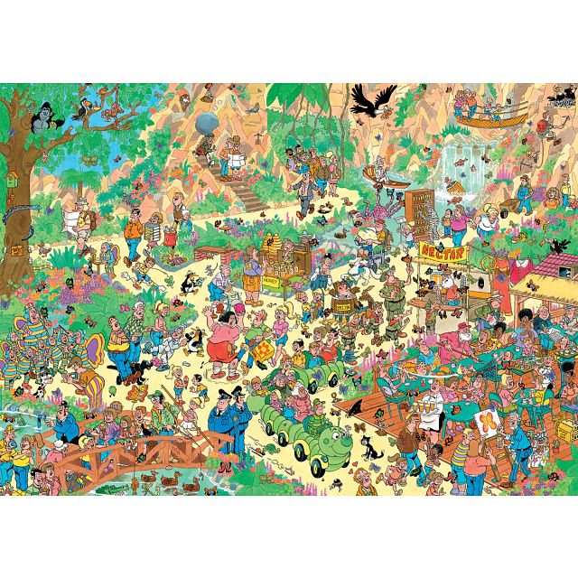 Jan van Haasteren Comic Puzzle - Flutterly Fabulous (2000 Piece)