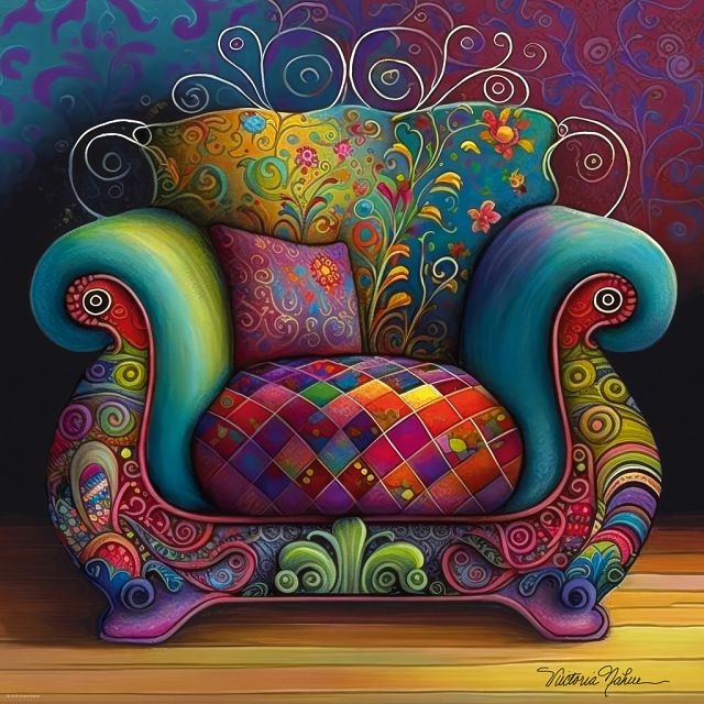 Relax: Lounge Chair - Square Jigsaw Puzzle