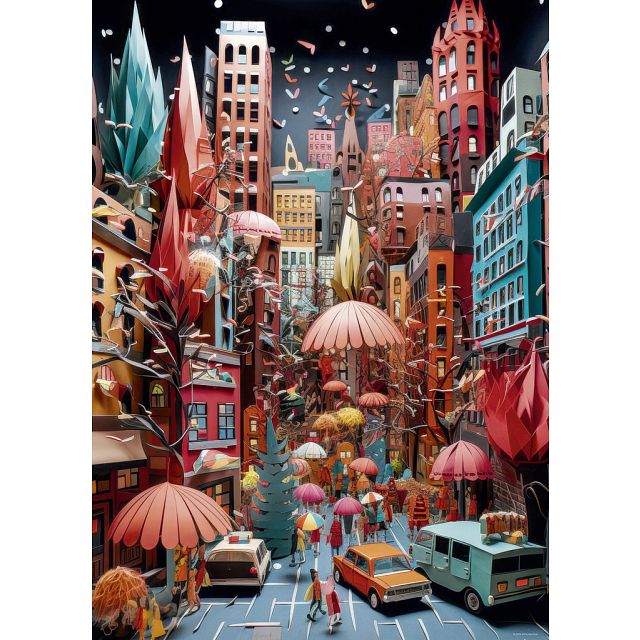 Paper-Like: Street Canyon