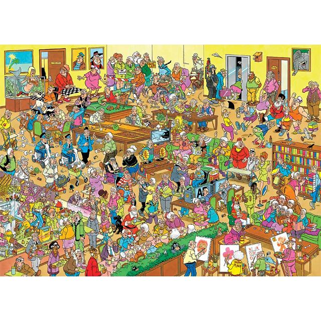 Jan van Haasteren Comic Puzzle -The Retirement Home (1000 Piece)