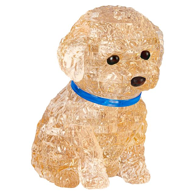 3D Crystal Puzzle - Poodle (Apricot)