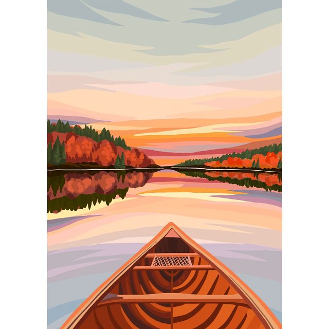 Canoeing at Dawn