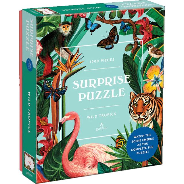 Wild Tropics - 1000 Piece Surprise Jigsaw Puzzle