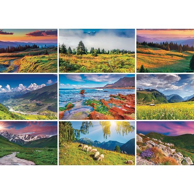 Escape - 1000 Piece Jigsaw Puzzle in Square Box