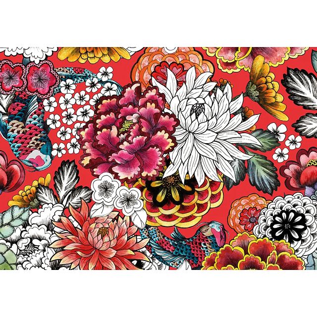 Chrysanthemums - 1000 Piece Jigsaw Puzzle