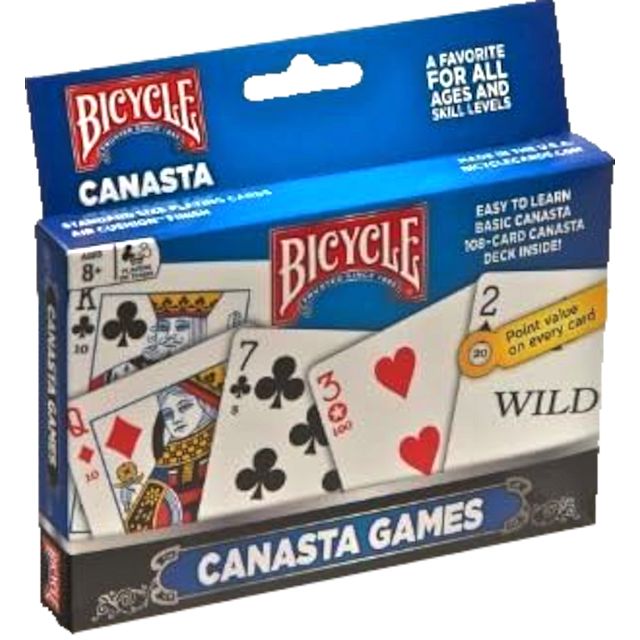 Canasta Games - Bicycle Playing Cards (Poker Size)
