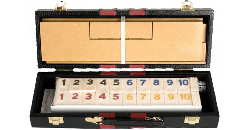 _ Rumy   Smilejoy Mini Rummy Game,Travel Size Rummy Cube with Durable