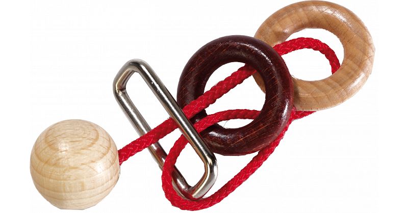 Puzzle Solution for Mini String Puzzle: Over and Out - Puzzle Master Inc.