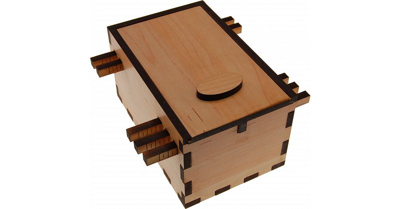 Pueblo Secret Lock Box | Wooden Puzzle Boxes | Puzzle Master Inc