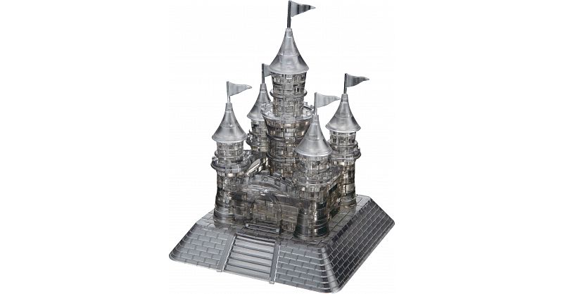 Puzzle Solution for 3D Crystal Puzzle Deluxe - Castle (Black) - Puzzle ...