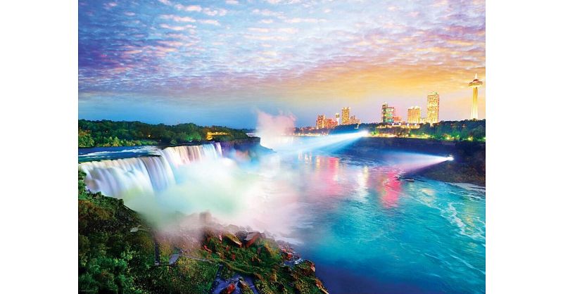 Cataratas Del Niágara, Estados Unidos. Una Vista De American Falls Y