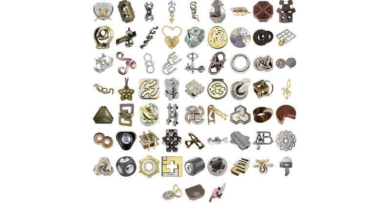 Group Special - a set of 67 Hanayama puzzles | Hanayama Metal